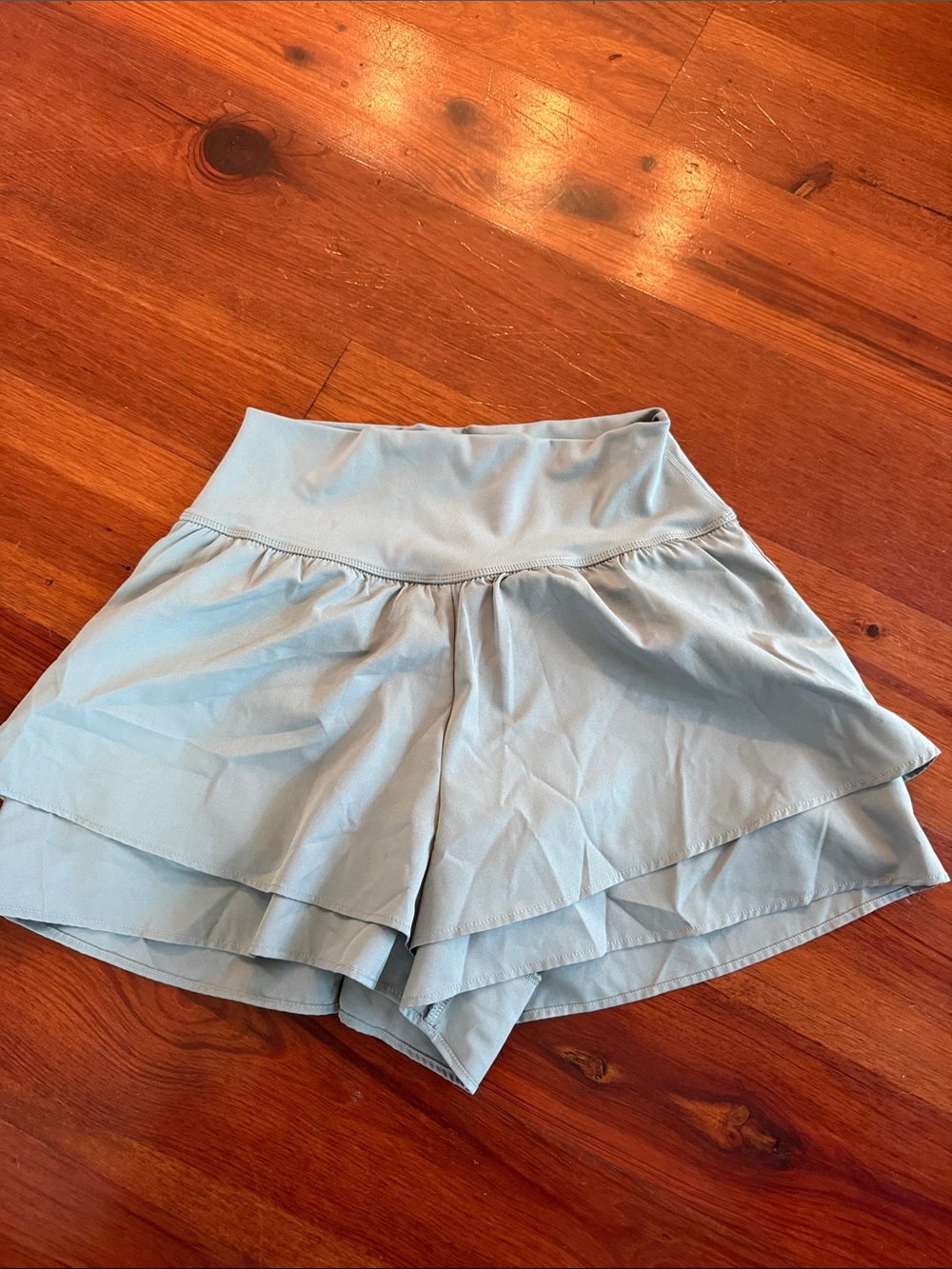 Yogalicious Light Blue Layered Skort size Medium